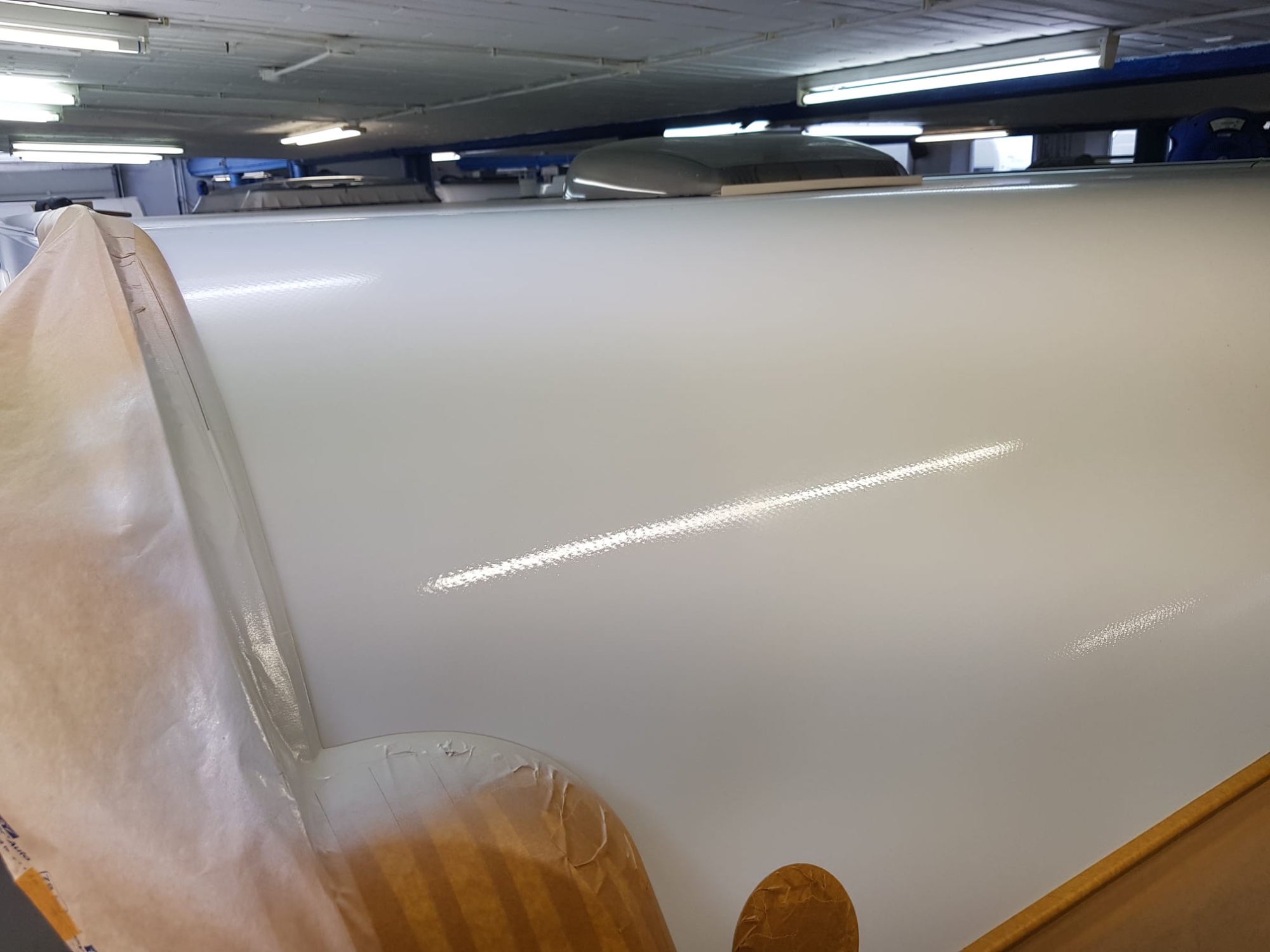 Voor – caravandak schade